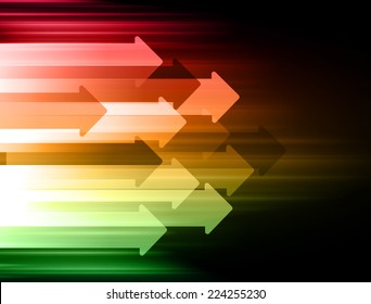 Dark colorful Light Abstract Technology background for computer graphic website internet and technology. arrow.