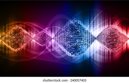 dark colorful Light Abstract Technology background for computer graphic website internet and business. text box. Brochure. card. wave.