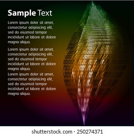 Dark colorful Light Abstract Technology background for computer graphic website internet. text box. card. label.