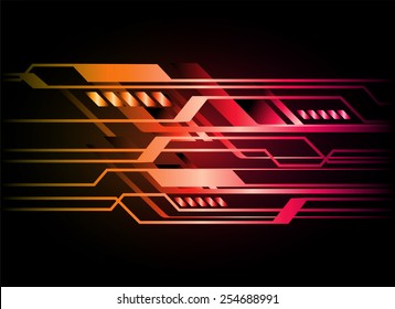 Dark colorful Light Abstract Technology background for computer graphic website internet. circuit. black