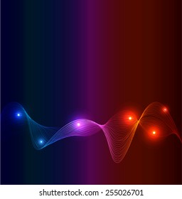 Dark colorful Light Abstract Technology background for computer graphic website internet. text box. Brochure. card.