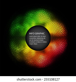 Dark colorful Light Abstract Technology background for computer graphic website internet. text box. Brochure. card.