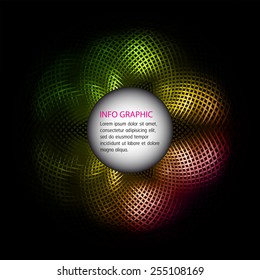 Dark colorful Light Abstract Technology background for computer graphic website internet. text box. Brochure. card.