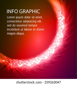 Dark colorful Light Abstract Technology background for computer graphic website internet and business. text box. Brochure. card.