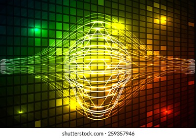 Dark colorful Light Abstract Technology background for computer graphic website internet. circuit