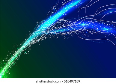 Dark Colorful light effect. Vector Illustration. EPS10