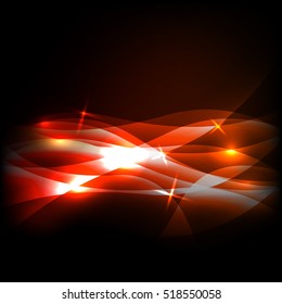 Dark Colorful light effect. Vector Illustration. EPS10