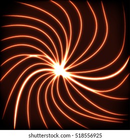 Dark Colorful light effect. Vector Illustration. EPS10