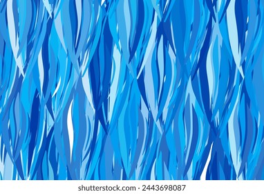 Dark colorful vector background with bent lines. Colorful illustration in abstract style with gradient. Brand new design for your ad.
