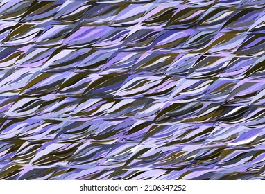 Dunkler bunter Vektorhintergrund mit weinenden Linien. Farbige Farbverlauf-Illustration im einfachen Stil mit Linien. Hintergrund für Handybildschirme.