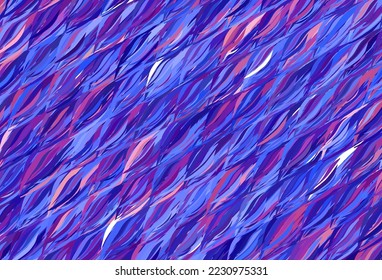 Dark colorful vector background with wry lines. Glitter abstract illustration with wry lines. Pattern for your design.