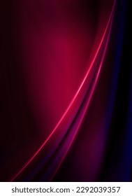 Dark composition drawn as a matter with the presence of thin lines