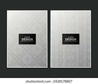 Dunkle Abdeckung Design abstrakte Vektor-Muster