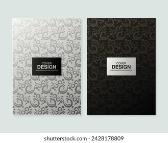 dark cover design abstract vector pattern
