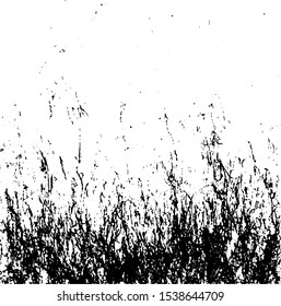 Dark, creepy grunge texture vector. Distressed black overlay texture. Grunge background. Abstract obvious dark worn textured effect. Vector Illustration. Black isolated on white. EPS10.