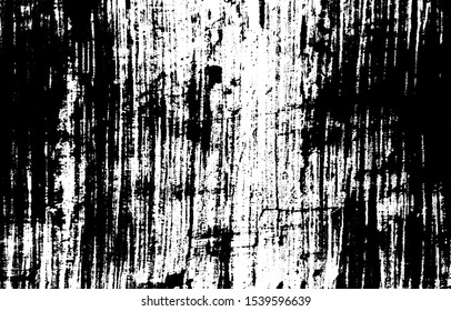 Dark, Creepy Grunge Texture Vector. Distressed Black Overlay Texture. Grunge Background. Abstract Obvious Dark Worn Textured Effect. Vector Illustration. Black Isolated On White. EPS10.