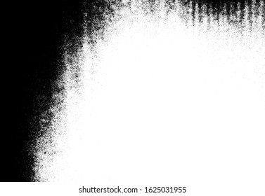 Dark, creepy grunge texture vector. Distressed black overlay texture. Grunge background. Abstract obvious dark worn textured effect. Vector Illustration. Black isolated on white. EPS10.