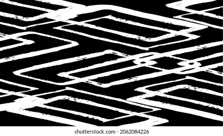 Dark, creepy grunge texture vector. Distressed black overlay texture. Grunge background. Abstract obvious dark worn textured effect. Vector Illustration. Black isolated on white. EPS10.