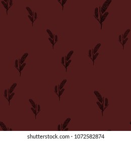 dark crimson and ears of wheat, charm and depth, suitable for wine and cards in wine shops