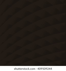 Dark curved tiles. Abstract vector background. Template for illustrations 