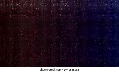 Dark CyberTechnology Background,Hi-tech Digital and sound wave Concept design,Free Space For text in put,Vector illustration.