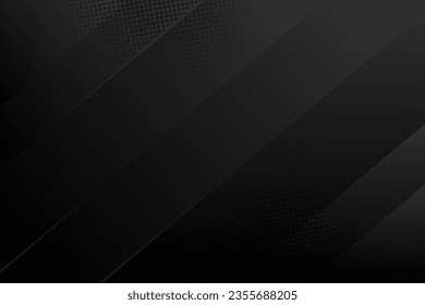 Fondo de vector abstracto dinámico oscuro y profundo con líneas diagonales. 