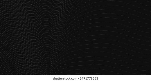 Fondo de Vector abstracto dinámico negro oscuro con líneas diagonales. Moderno gradiente creativo premium de semitonos.