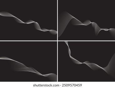 dark deep lines detail wave background