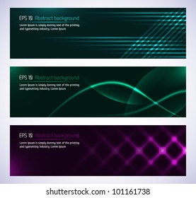 Dunkle Design-Banner-Vorlage für Ihre Designs