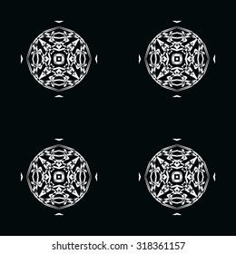 Dark diamond seamless pattern. black and white Vector seamless pattern. Seamless background pattern. Modern stylish texture. Repeating geometric.