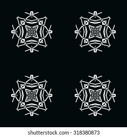 Dark diamond seamless pattern. black and white Vector seamless pattern. Seamless background pattern. Modern stylish texture. Repeating geometric.
