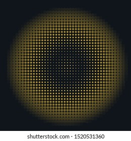 Dark digital background with gold blotches