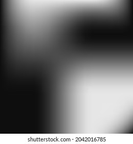 Malla de degradado de color de agua oscura vacío digital. Papel de escritorio negro de aluminio plateado vector de color negro. Fondo de degradado gris de color agua líquida monocroma. Imagen de diseño minimalista y metálico suave.
