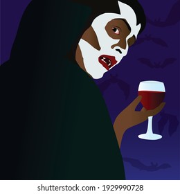 dark dracula drink red wine 
