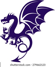 Dark Dragon Vector