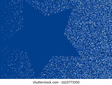 Dark Dust Glamour Vector Background. Xmas Universe Design. Elegant Shine Banner. Silver Vector Abstract Banner.