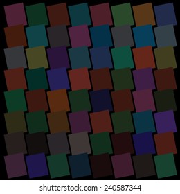 Dark earth tones oblongs pattern