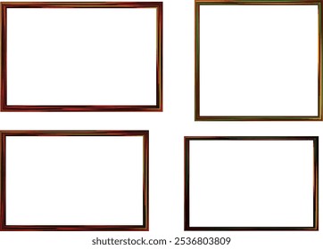 dark edition pattern colorful rectangular frames set vector