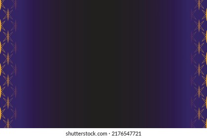 Dark and elegant blank background with decorative pattern. Purple and black background. Suitable for editable template, backdrop, banner, and card.