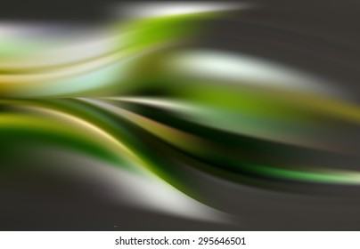 Dark emerald green algae background with soft delicate wave