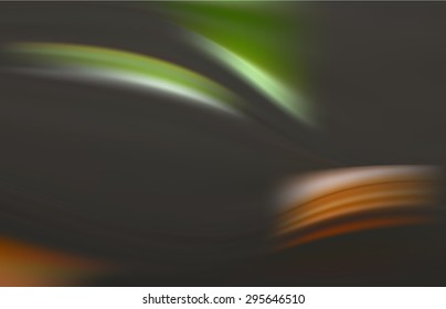 Dark emerald green algae background with soft delicate wave