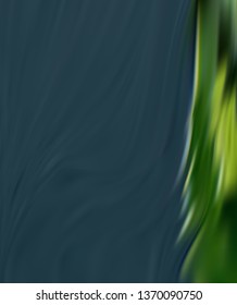 Dark emerald green precious background with soft delicate folds. green color of nature. Freshness of spring.