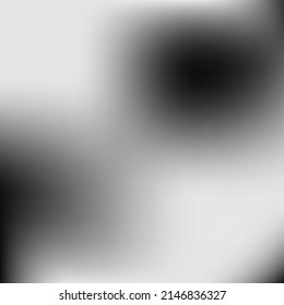 Dark Empty Smooth Liquid Design Picture. Vector Digital Aluminium Empty Gradient Mesh. Grey Silver Trendy Metallic Gradient Background. Watercolor Minimal Black Monochrome Blurry Wallpaper.