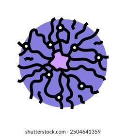 dark energy unsolved mystery color icon vector. dark energy unsolved mystery sign. isolated symbol illustration