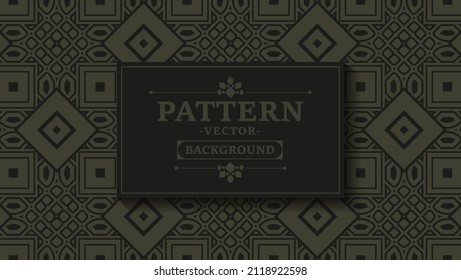 Dark ethnic seamless pattern template