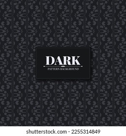 dark ethnic seamless pattern template