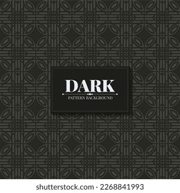 dark ethnic seamless pattern template