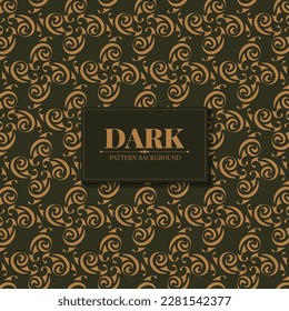 dark ethnic seamless pattern template