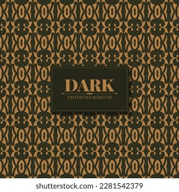 dark ethnic seamless pattern template