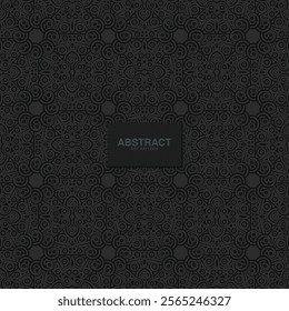 dark ethnic seamless pattern template